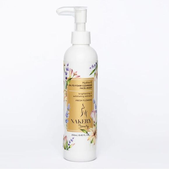 Nakery Beauty Hydra-C Oil to Foam Cleanser for Face + Body choose your scent - Picture 3 of 6